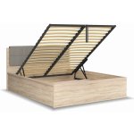 Bezvapostele Tetris s úložným prostorem dub sonoma černá – Sleviste.cz