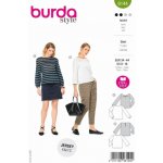 Střih Burda 6144 - Triko s lodičkovým výstřihem (v angličtině) – Zboží Dáma