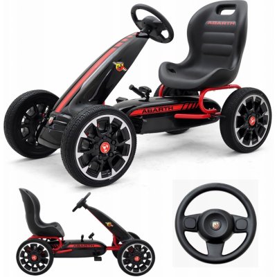 RKToys ABARTH white šlapací motokára – Zboží Dáma