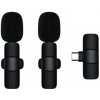 Mikrofon 2v1 Type-C Lavalier Wireless Microphone (vč. Aku)