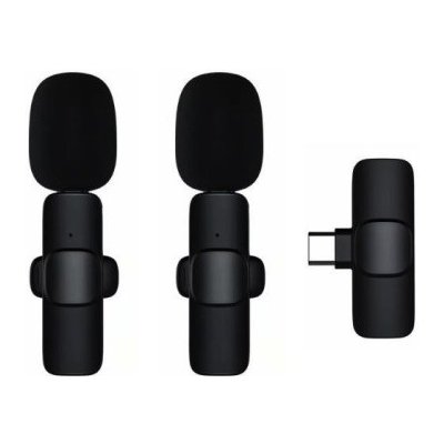 2v1 Type-C Lavalier Wireless Microphone (vč. Aku) – Zboží Živě