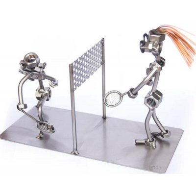 Kovová figurka Badminton 17 cm – Sleviste.cz