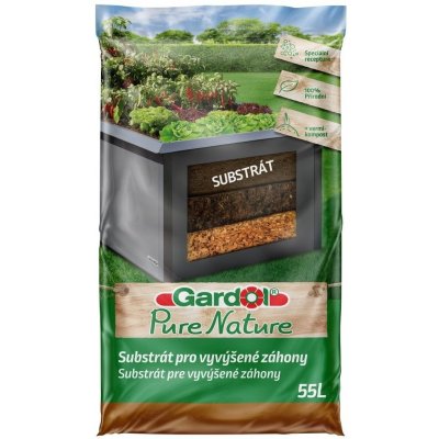 Gardol Pure Nature Pěstební substrát pro vyvýšené záhony 55 l – Hledejceny.cz