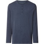 esmara Men pánské triko s dlouhými rukávy navy modrá – Zboží Mobilmania