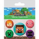 Pyramid International Sada placek Minecraft - Postavy – Zboží Dáma