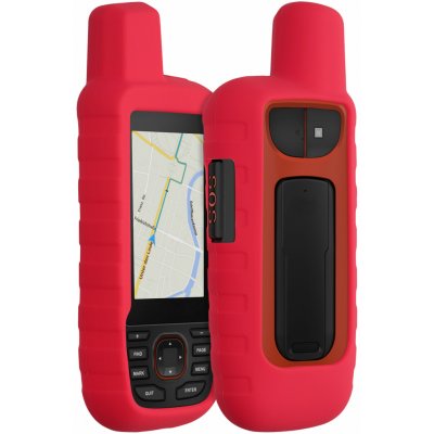Obal na GPS navigaci kwmobile pro Garmin GPSMAP 66i / GPSMAP 67i - outdoor pouzdro s protiskluzovou úpravou, barva Red – Hledejceny.cz