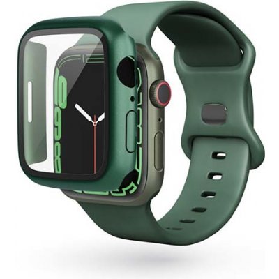 Epico Glass Case Apple Watch Series 7/8/9 41mm zelené 63310151500001