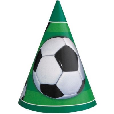Unique Papírové čepičky Fotbal 3D – 8 ks – Zboží Dáma