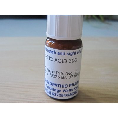 Helios Homoeopathy Ltd Acetic acid 30C proti plevelům 4 g