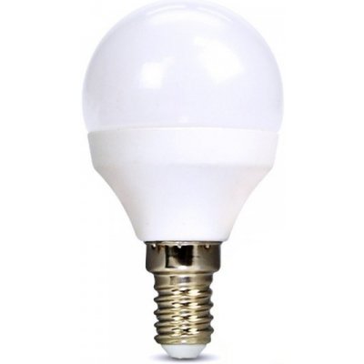 Solight LED žárovka miniglobe 6W E14 6000K 450lm bílá studená bílá