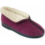 Adanex dámské zateplené domácí pantofle 29427 bordó – Zboží Mobilmania