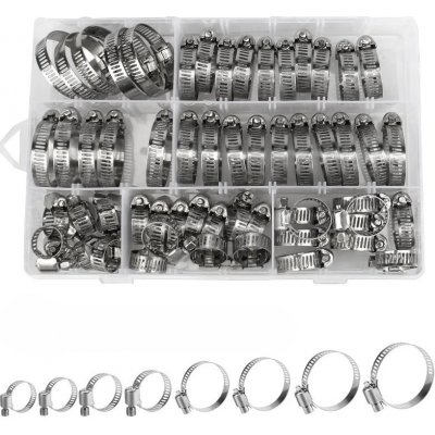 Sada 110ks nerezových hadicových spôn – Sleviste.cz