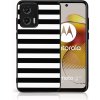 Pouzdro a kryt na mobilní telefon Motorola PROTEMIO MY ART Ochranný kryt pro Motorola Moto G73 5G LINES (169) 76212