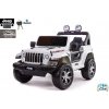 Elektrické vozítko Daimex elektrické autíčko Jeep Wrangler Rubicon 4x4 dvoumístné lakované bílá