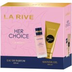 La Rive Her Choice parfémovaná voda 100 ml + sprchový gel 100 ml, – Zboží Dáma