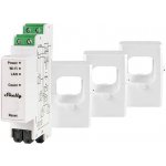 Shelly Pro 3EM + 3x 120A svorky měření spotřeby (LAN, WiFi, Bluetooth) SHELLY-PRO-3EM-3-120A – Zboží Živě