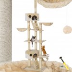 Tectake Kočičí škrabadlo Hansi 240-260 cm – Zboží Dáma