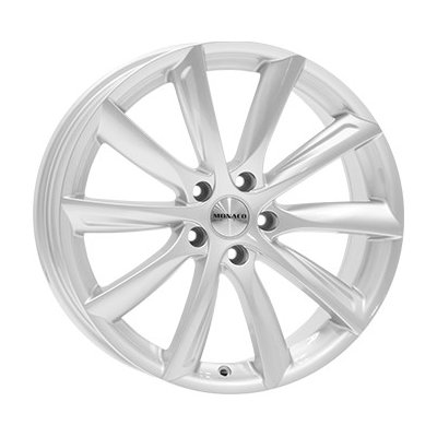 MONACO WHEELS GP6 8,5x19 5x114,3 ET40 silver – Hledejceny.cz
