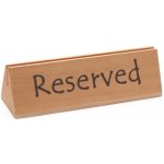Hendi Cedule na stůl Reserved, "reserved", 152x44x(H)44mm – Zboží Mobilmania