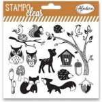 Aladine Razítka gelová Stampo Clear Lesní zvířátka – Zboží Dáma