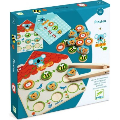 Djeco edukativní hra počítání s pinzetou Pinstou – Sleviste.cz