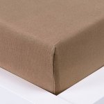 Xpose Jersey prostěradlo Exclusive hnědé 90x200 – Zboží Dáma