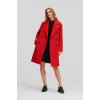 Dámský kabát Karl Lagerfeld kabát červený