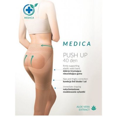 Gabriella 128 push up medica 40 DEN Mocca – Zboží Mobilmania