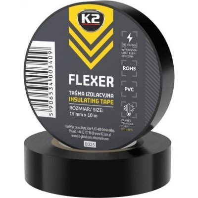 K2 Flexer Izolační páska 15 mm x 10 m – Zboží Mobilmania