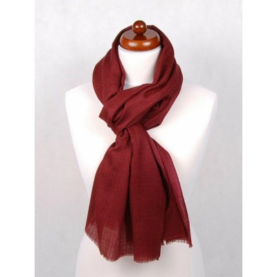 Kašmírská vlněná pašmína Self hnědočervená – Sleviste.cz