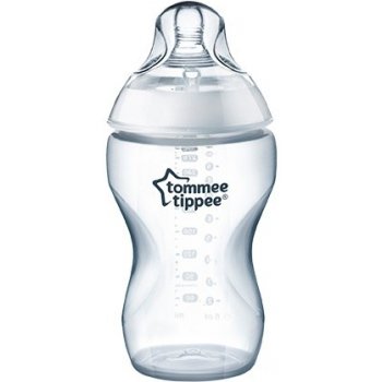 Tommee Tippee kojenecká láhev C2N skleněná bílá 250ml