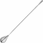 Míchací barová lžička Teardrop nerez 30 cm – Sleviste.cz