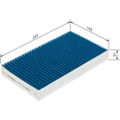 Kabinový filtr BOSCH (BO 0986628583) | Zboží Auto