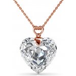 Royal Fashion Stříbrný pozlacený Swarovski náhrdelník DPS0520 – Sleviste.cz