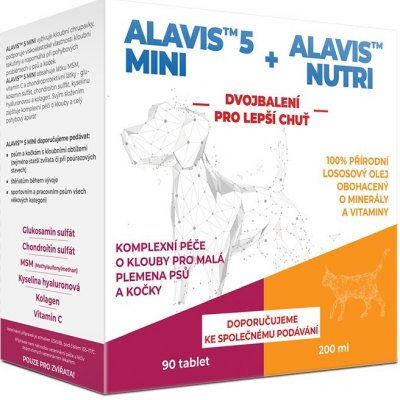 Alavis 5 Mini 90 tbl Nutri 200 ml – Zbozi.Blesk.cz