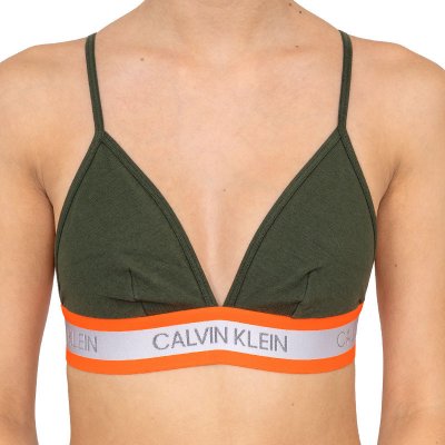 Calvin Klein podprsenka zelená QF5669E-FDX – Zboží Mobilmania