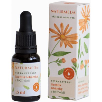Naturmeda Měsíček lékařský Tetra bylinný extrakt 15 ml – Hledejceny.cz