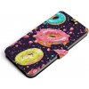 Pouzdro a kryt na mobilní telefon Apple Pouzdro Mobiwear Flip Apple iPhone 14 - VP19S Donutky