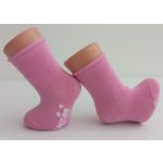 Ponožky Rulík z bambusové viskózy Světle růžová – Sleviste.cz