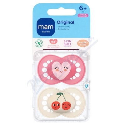 Mam Dudlík Original box růžová/béžová 2ks – Hledejceny.cz