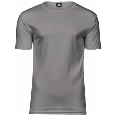 Silné bavlněné tričko Tee Jays Interlock Světle šedá – Zboží Mobilmania