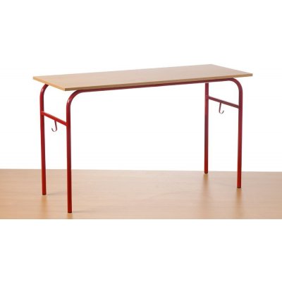 JT MEBEL Žákovský stůl Oskar II - velikost 4 červená – Zboží Mobilmania