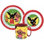 Stor Sada plastového nádobí Zajíček Bing s hrnkem 3 dílný – Hledejceny.cz