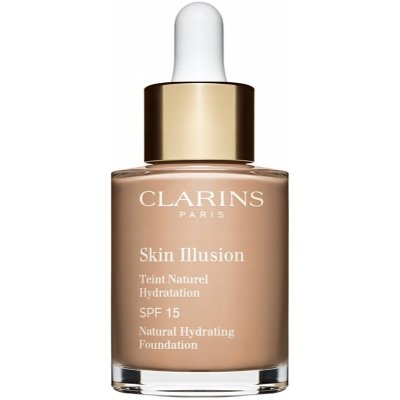 Clarins Hydratační make-up Skin Illusion SPF15 Natural Hydrating Foundation 109 Wheat 30 ml – Zboží Mobilmania