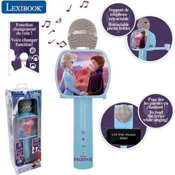 Lexibook Frozen Bezdrátový mikrofon Karaoke s vestavěným reproduktorem Bluetooth