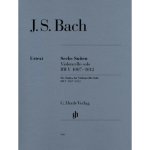 Johann sebastian bach: 6 suites for cello solo bwv 1007-1012 noty na violoncello – Hledejceny.cz