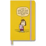 Moleskine Zápisník Peanuts tvrdé desky A5 linkovaný žlutý – Zboží Mobilmania