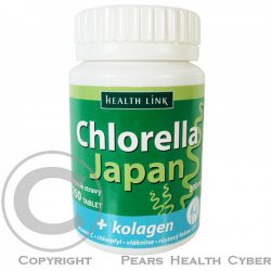 Health Link Chlorella Japan + kolagen 250 tablet