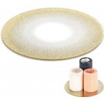 Home Styling Collection Dekorační brokátový talíř 20 cm zlatý – Hledejceny.cz