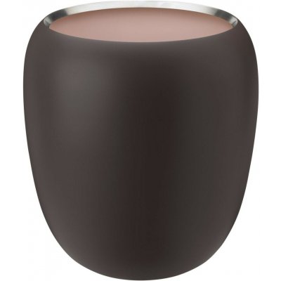 Váza ORA 22 cm, tmavě pudrová, nerezová ocel, Stelton – Hledejceny.cz
